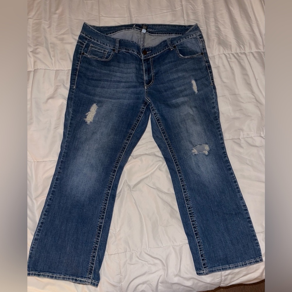 Lane Bryant Petite Size 18 Bootcut Jeans